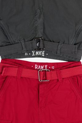 Big Boys 2 Pack Combo Belted Twill Cargo Shorts 8-18