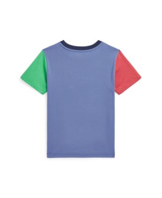 Toddler and Little Boys Color-Blocked Pocket T-Shirt