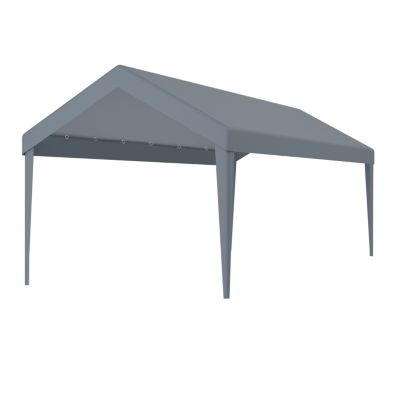 Streamdale Waterproof Carport Canopy Cover (12x20ft) with 76 Elastic Buckles, Grey