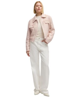 Women's Regular Fit Tweed Jacket