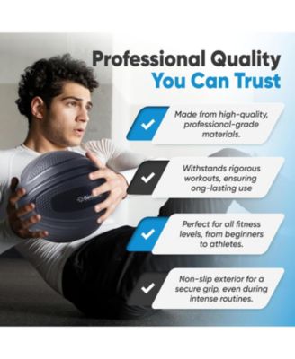 Textured Slam Ball Kit - Black