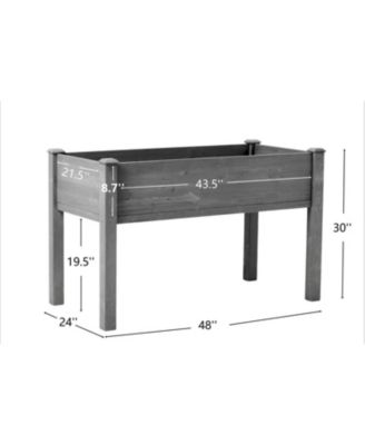 48" Raised Garden Bed with Legs - Elevated Planter for Plants