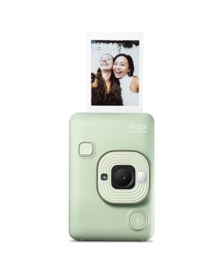Instax Mini LiPlay Hybrid Instant Camera, Bundle with 20 Exposures Film Pack, 32GB UHS-I microSDHC Memory Card and Shoulder Bag
