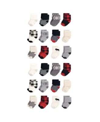 Baby Boys Hudson 24-Pack Comfort Terry Socks Set