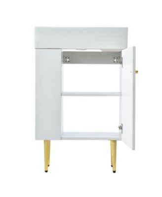 (Cabinet Only) 21.6" Bathroom vanity (Sink not included)