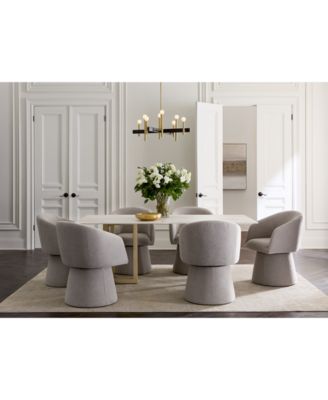 7-Pc. Dining Set (Emila Rectangular Table & 6 Korder Chairs), Created for Macy's