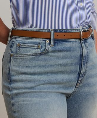 Plus Size High-Rise Wide-Leg Cropped Jeans