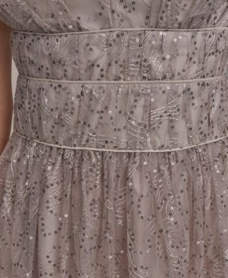 【Donna Karan New York】Sequined Sleeveless Gown Donna Karan New York Women's Sequined Sleeveless Gown - Macy's