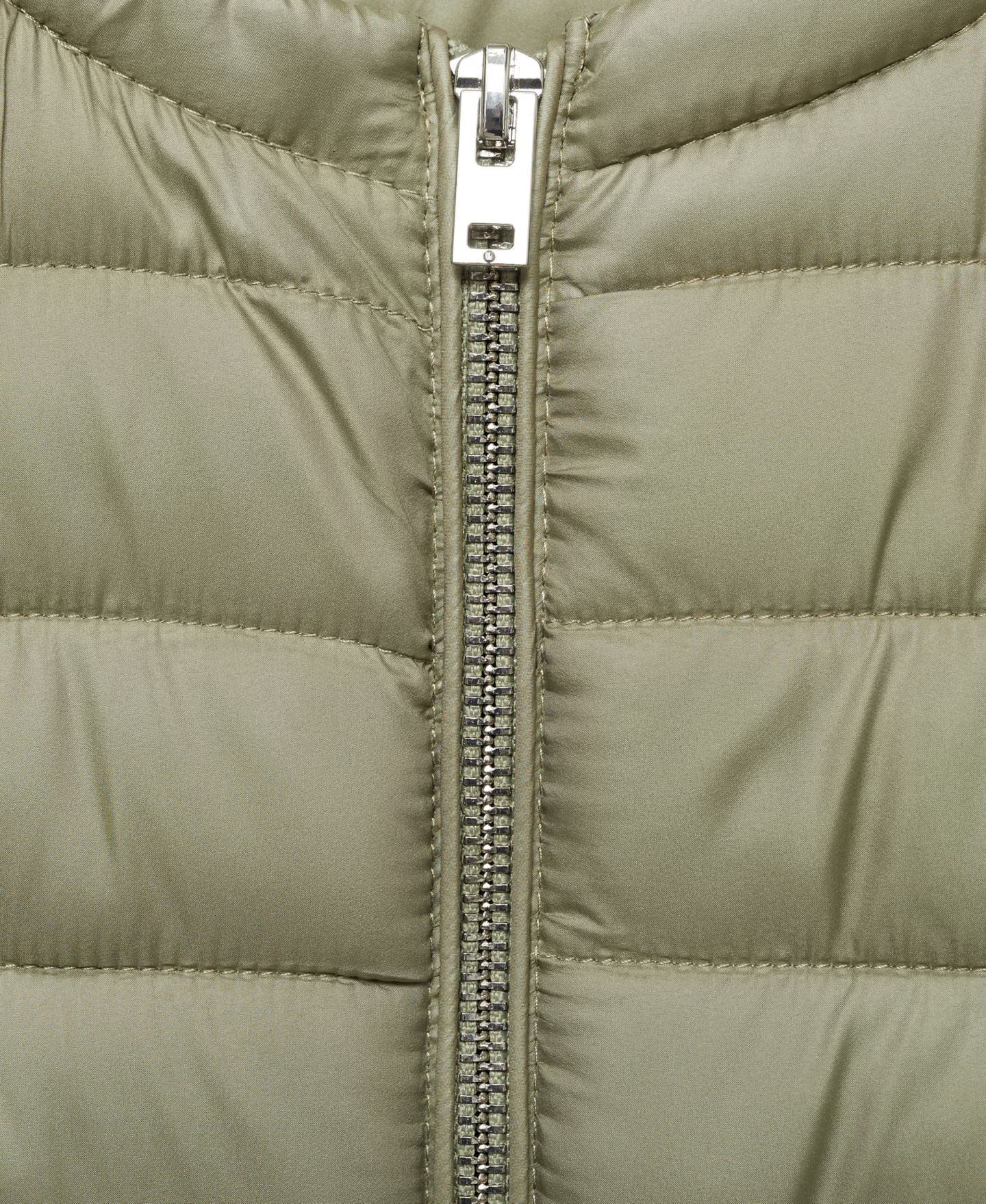 Женский жилет Mango Quilted Gilet, цвет: Пастельный зелёный — фото 5