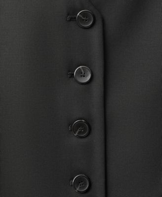 Women's Wool Blend Suit Vest