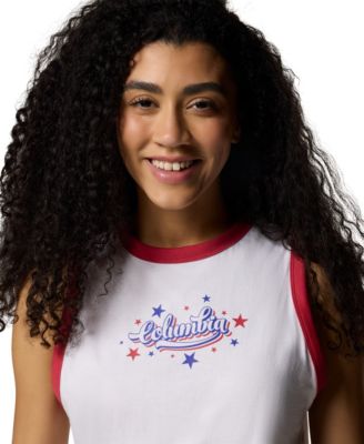 Columbia Women's Rolling Bend Graphic Ringer Tank Top - Macy's