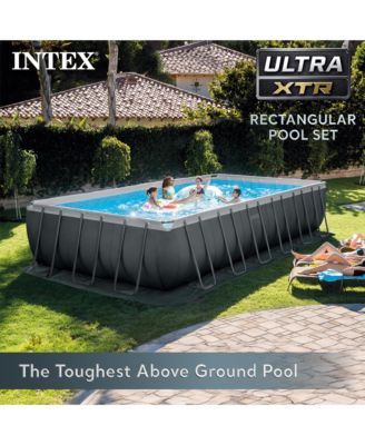 26367EH 24' x12' x52" Rectangular Ultra XTR Frame Swimming Pool with Pump