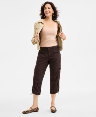 Style & Co - Women's Cargo Capri Pants, 2-18W