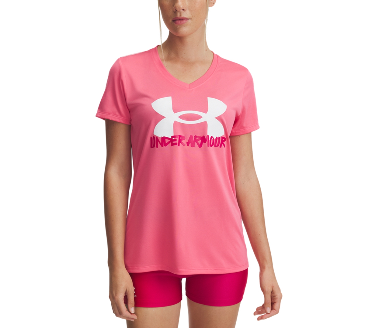Under Armour Women's Ua Tech Marker Short-sleeve Tee In Super