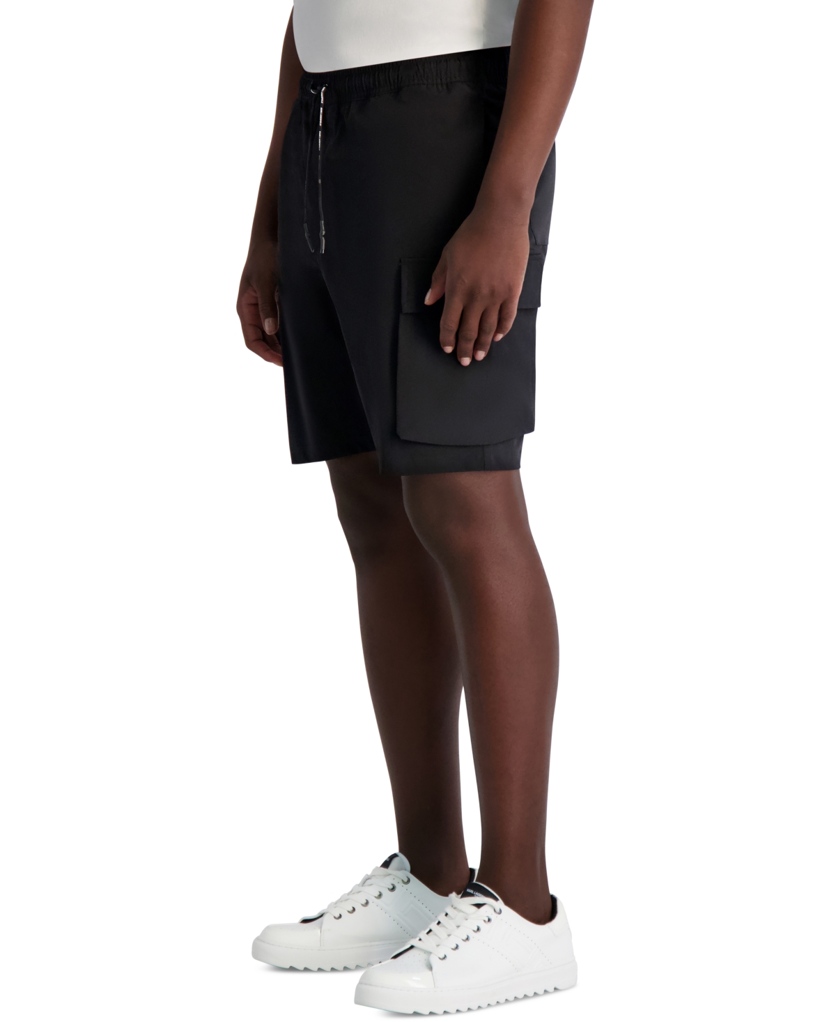 Karl Lagerfeld Cargo Short In Black