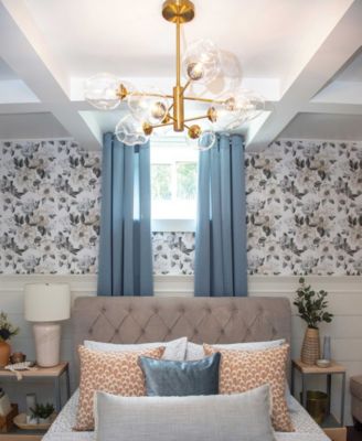 8" Metal Abii 8 Light Chandelier