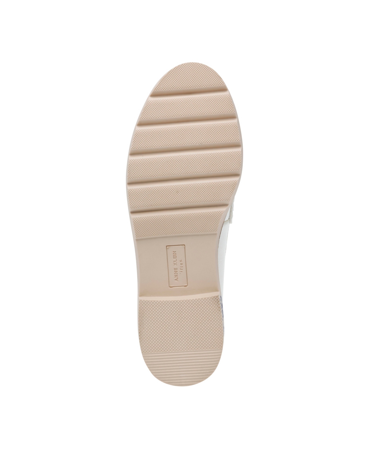 Shop Anne Klein Women's Emmylou Lug Sole Loafers In White