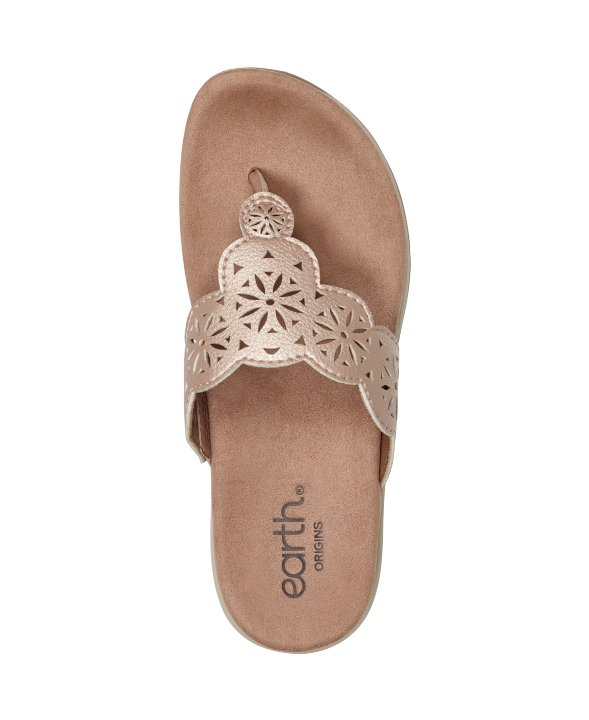 EARTH WOMEN'S SADIE T-STRAP FLAT SANDALS 
