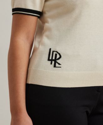 ラルフ・ローレン Lauren Ralph Lauren Plus Size Two-tone Short-sleeve Sweater レディース Ralph Lauren Plus Size Two-Tone Short-Sleeve Sweater Sweater