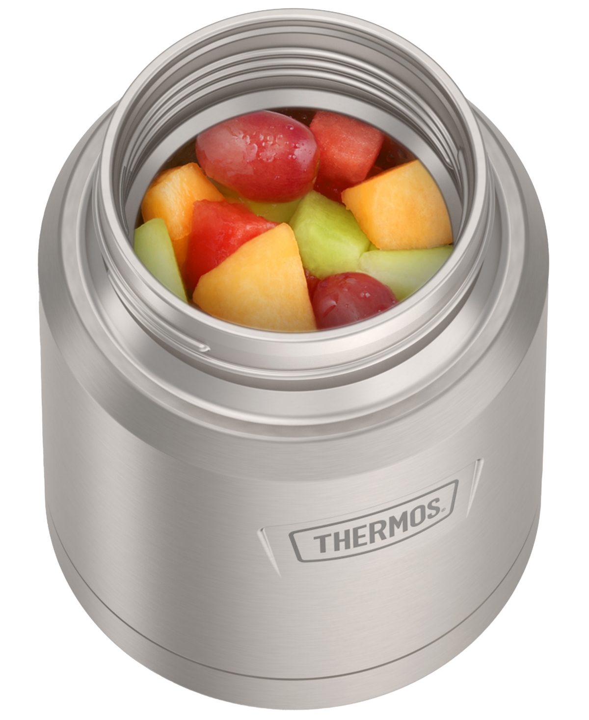 Shop Thermos Icon Series 16 Oz. Food Jar With Spoon In Silver
