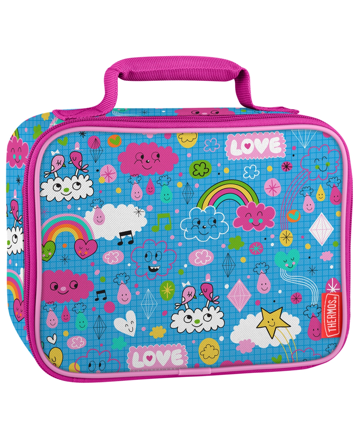 Thermos Insulation Soft Lunch Box In Sketchbook
