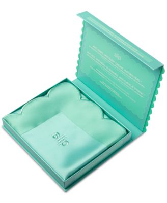 Pure Silk Queen Pillowcase With Scalloped Edge - Turquoise