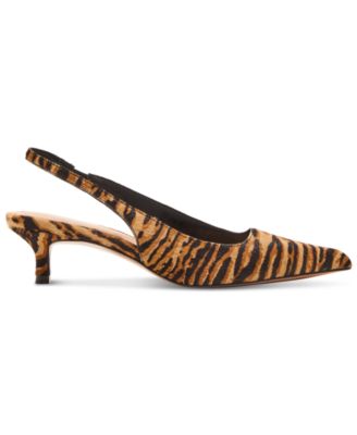 Women's Kittie Slingback Kitten-Heel Pumps