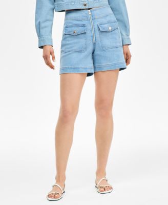 Women's High-Rise Denim Shorts, Exclusively at Macy's