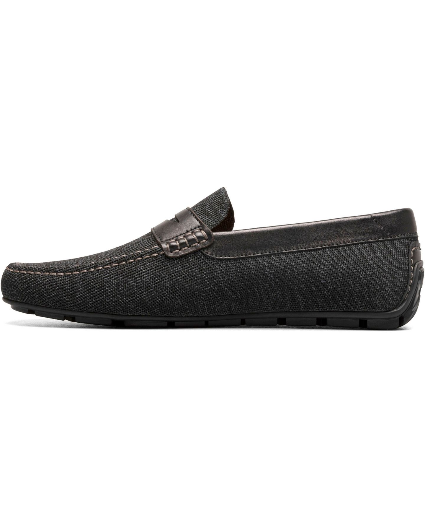 Мужские туфли Florsheim Motor Knit Moc Toe Penny Loafer, цвет: Чёрный — фото 3