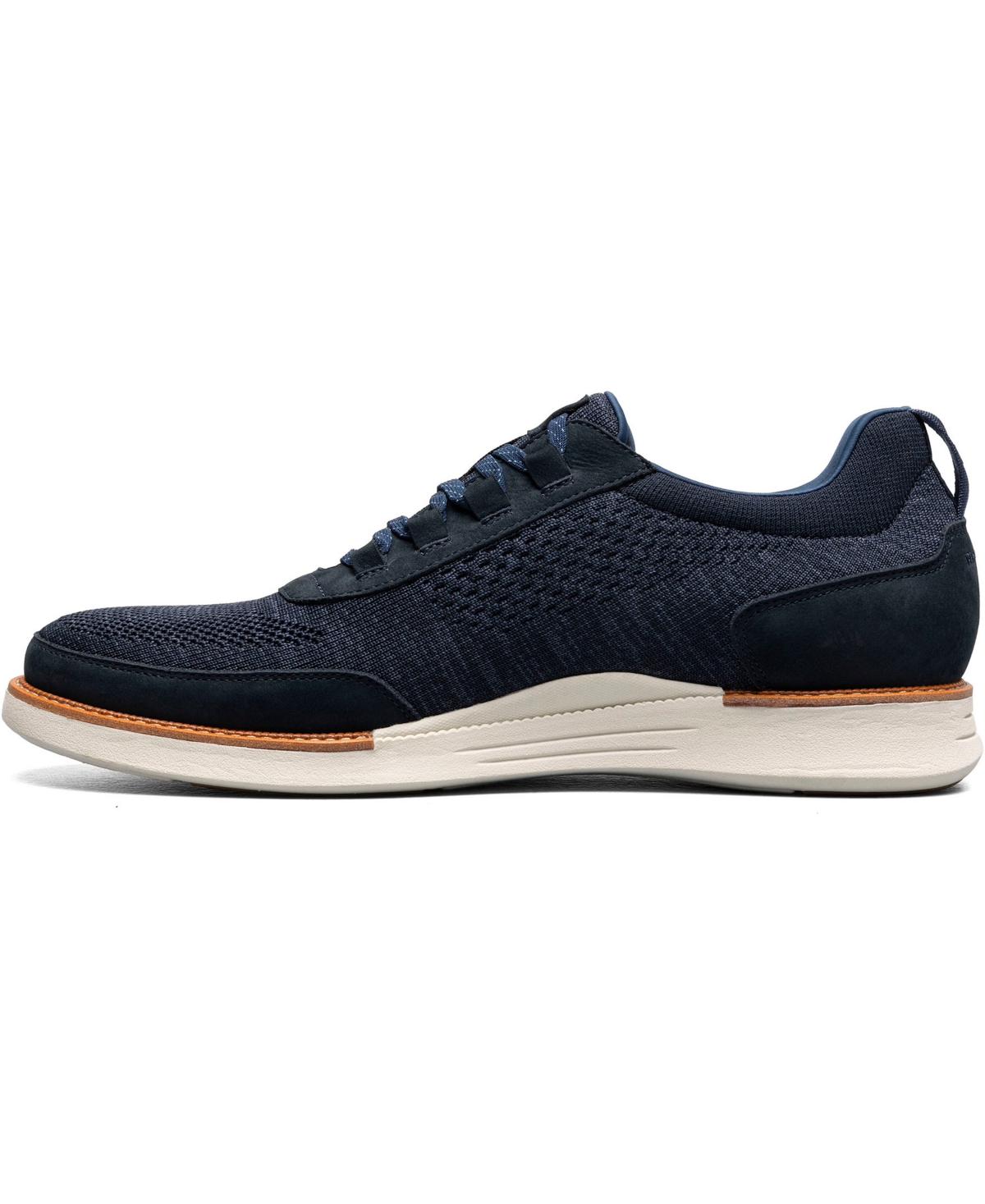 Florsheim Men's Launch Knit Elastic Lace Slip On Sneaker In Navy