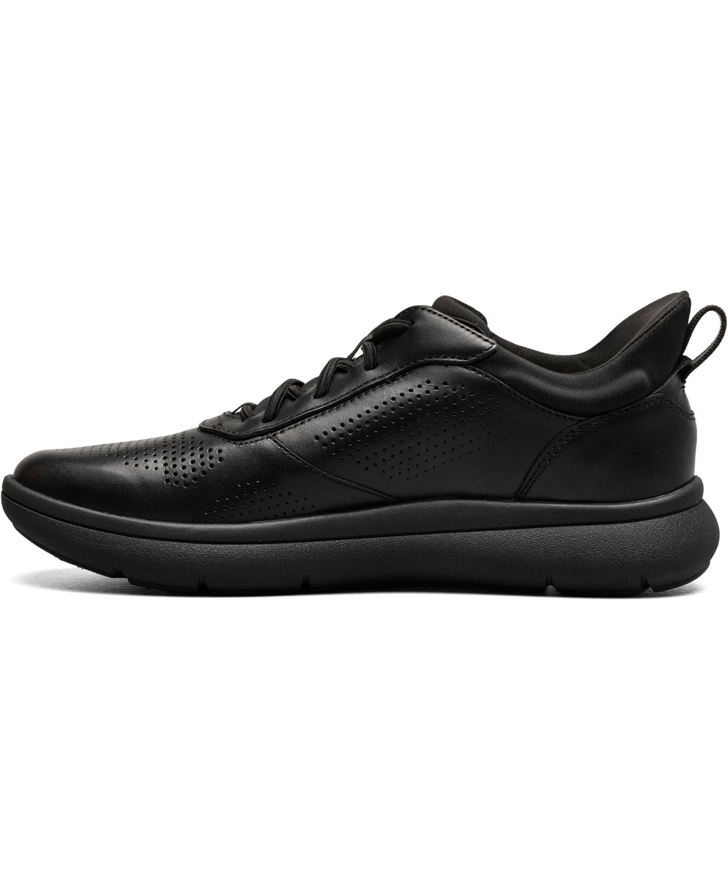 Мужские кроссовки Florsheim Fleet Perf Toe Elastic Lace, цвет: Чёрный — фото 5