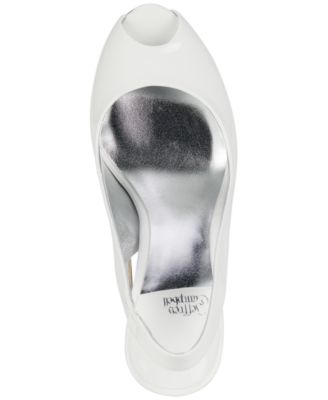 Women's Charis Peep-Toe Slingback Pumps