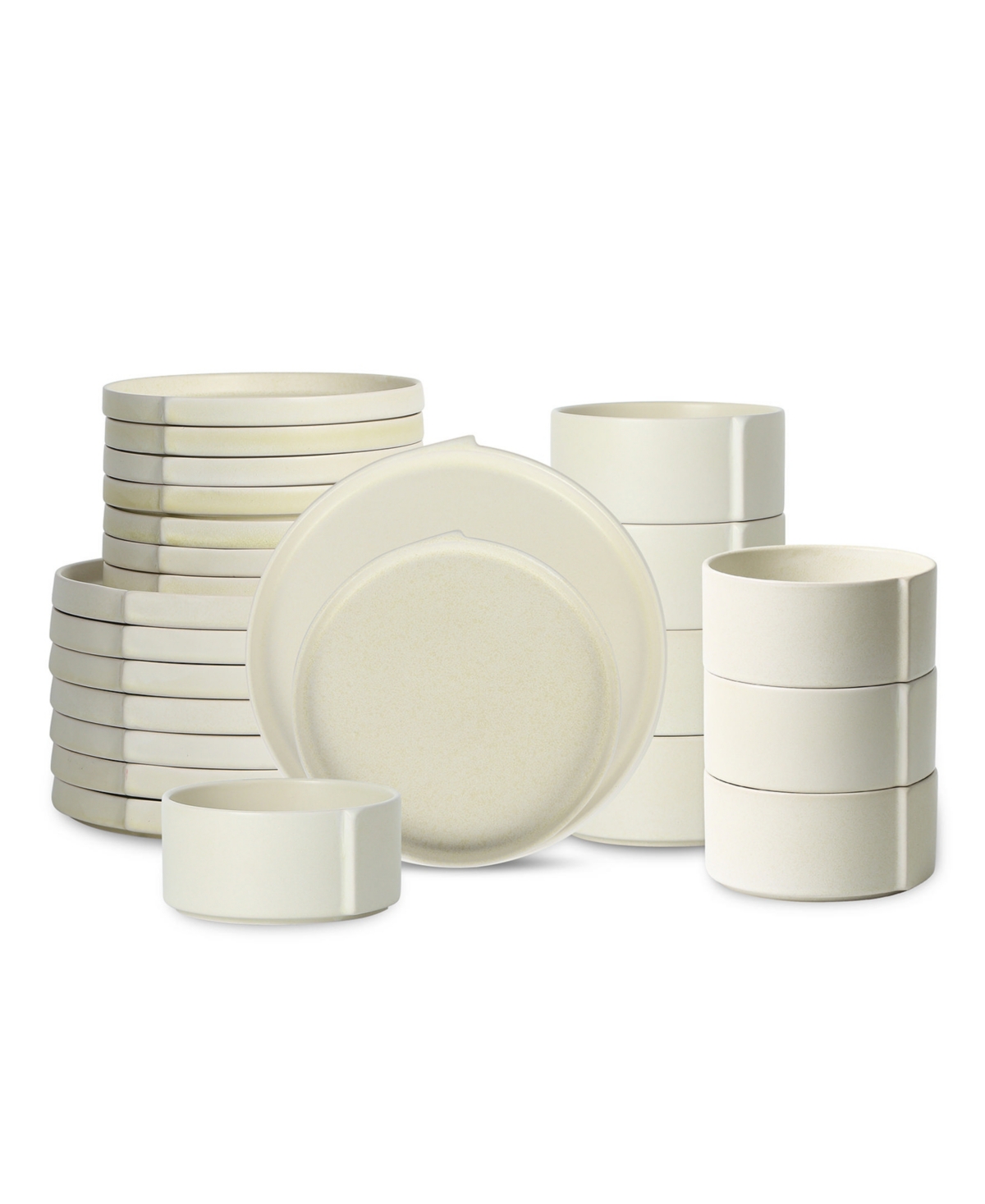 Bao 24 Pc. Dinnerware Set, Service for 8 - Beige