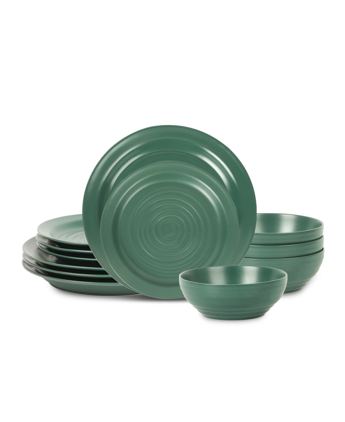 Orbit 12 Pc. Dinnerware Set, Service for 4 - White
