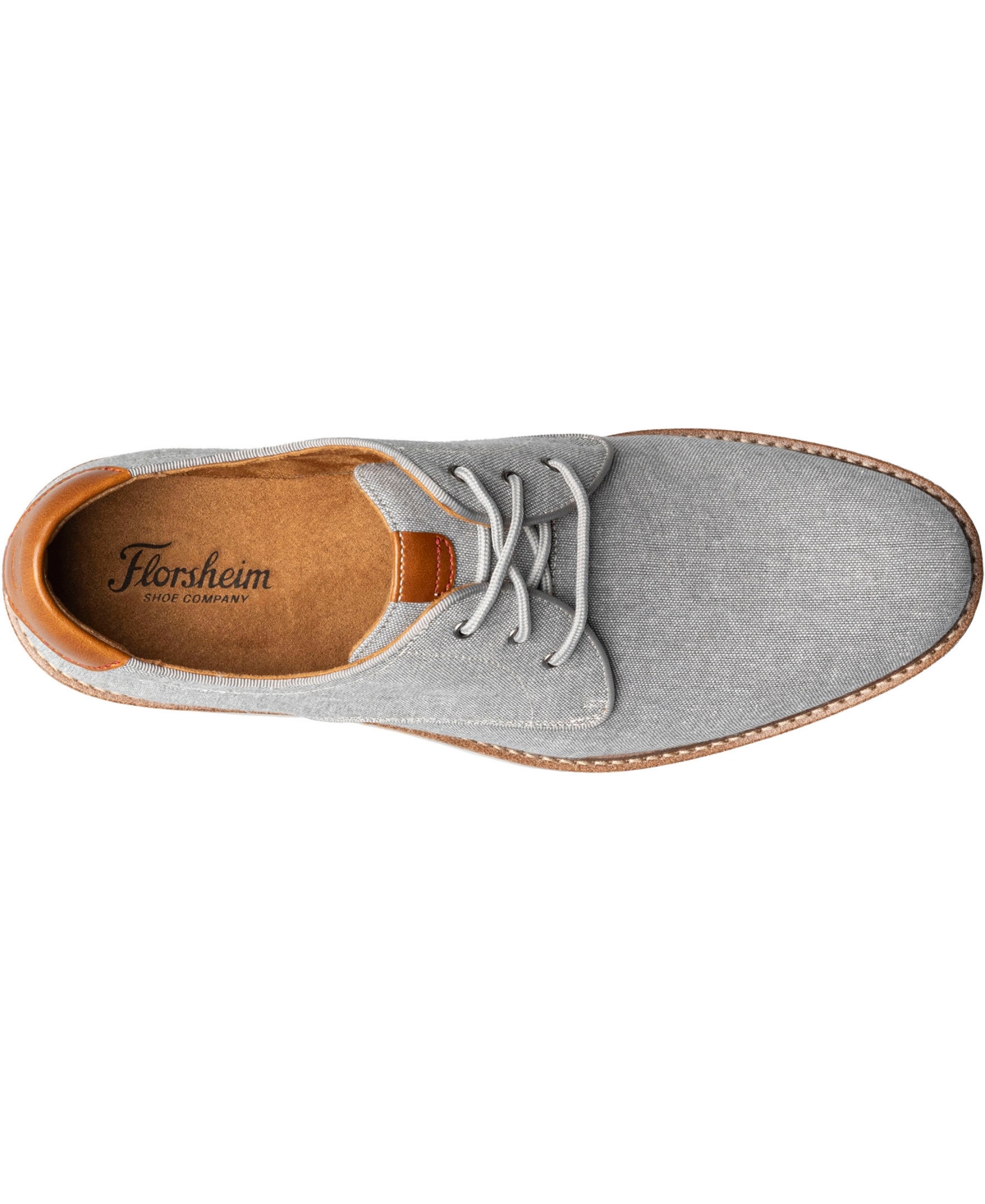 Florsheim Men's Highpoint Canvas Round Toe Oxford In Gray