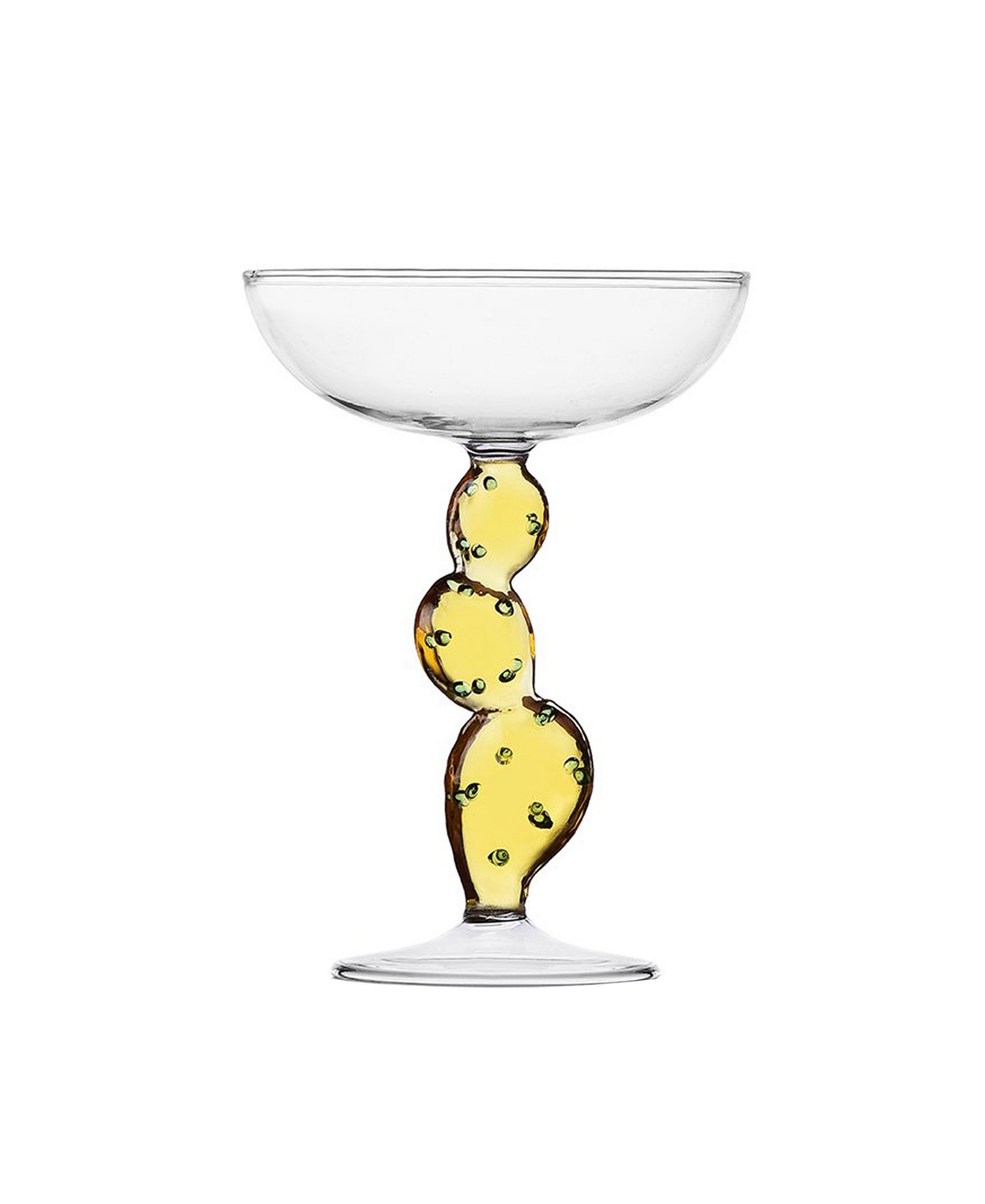 Ichendorf Desert Plants Cactus Champagne Bowl In Yellow