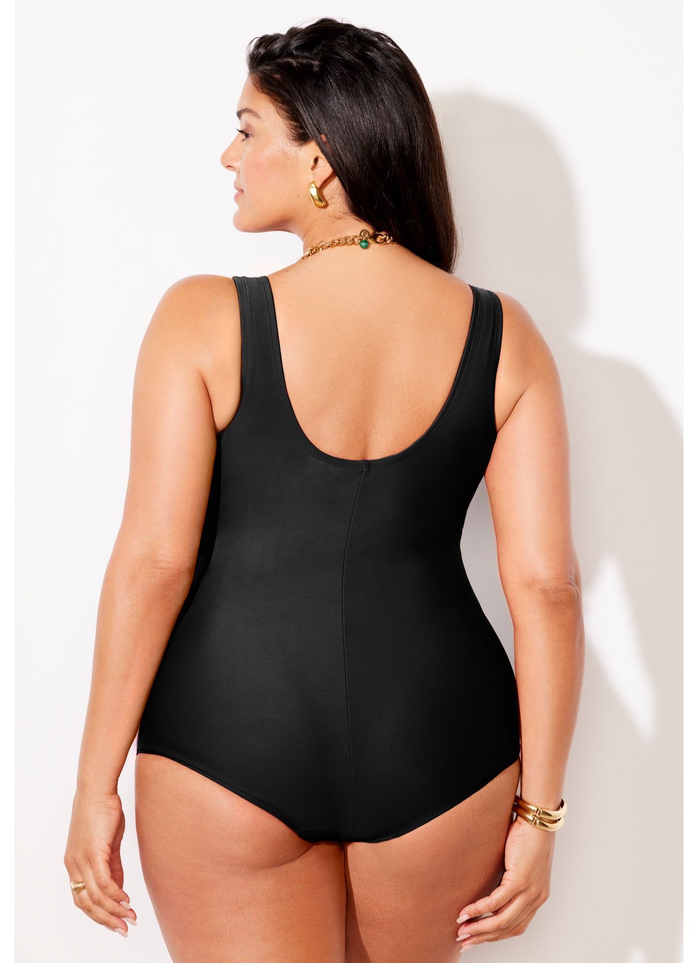 Пляжная накидка — Swimsuits for All, цвет: Чёрный — фото 2