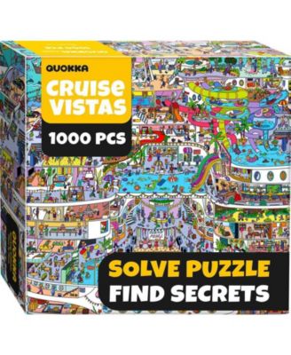 1000 Piece Jigsaw Puzzle for Adults – Themed Puzzles with Bonus Challenges