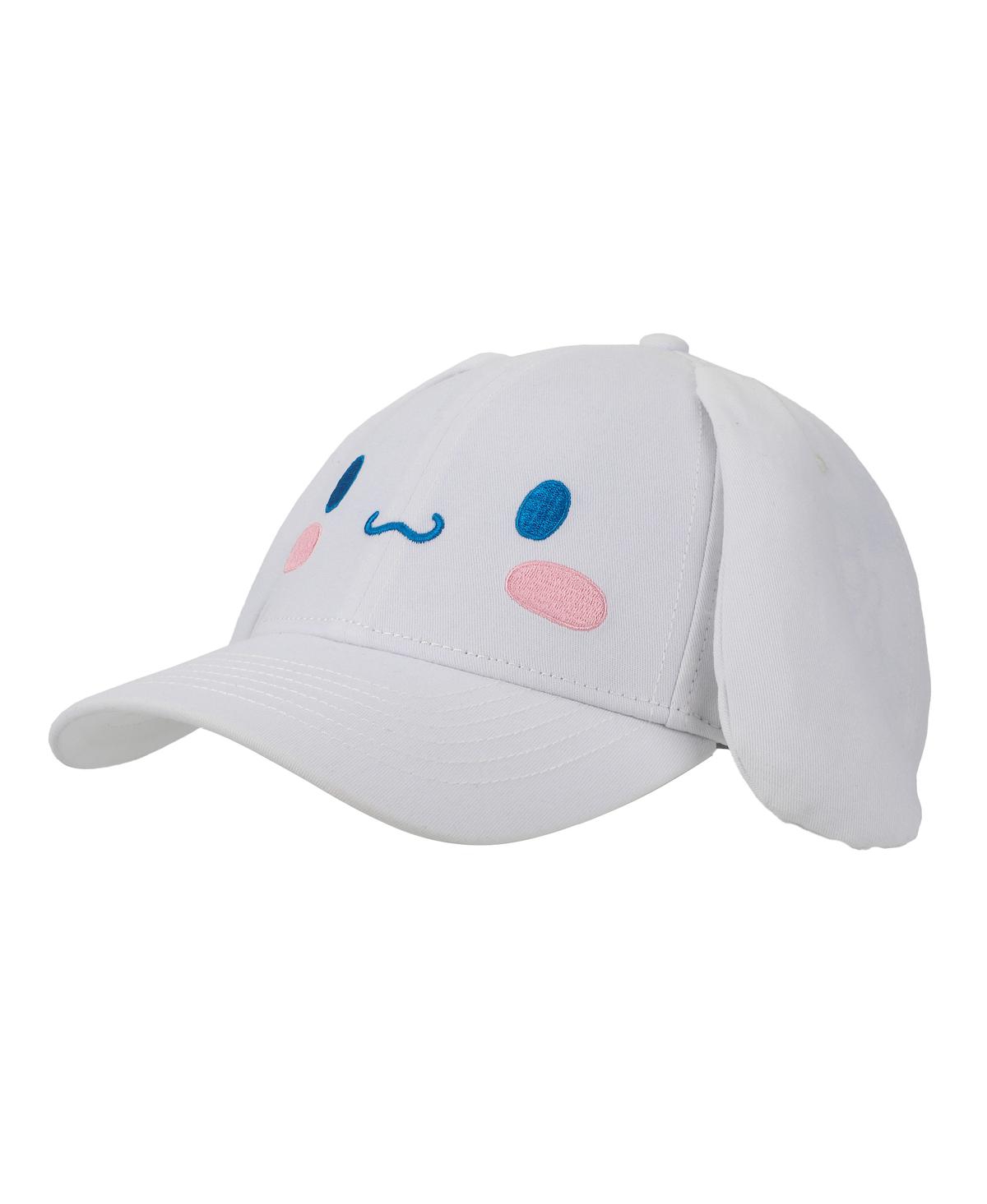 Big Face Women's White Adjustable Hat - Cin big face