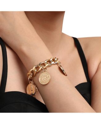Coin Charm Bracelet