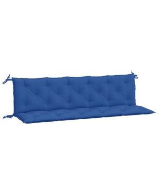 Garden Bench Cushions 2 pcs Blue 70.9"x19.7"x2.8" Oxford Fabric