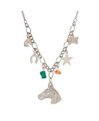 Semi-Precious Horse Bib Necklace