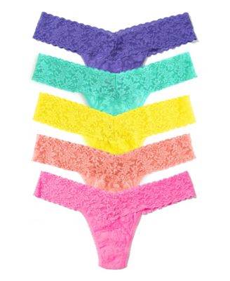 Women's Signature Lace Low Rise Thong 5 Pack
