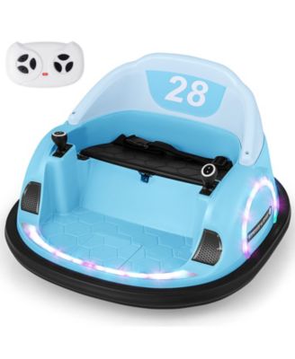 360degree(s) Rotating 12V Ride-On Bumper Car for Toddlers with Parental Remote