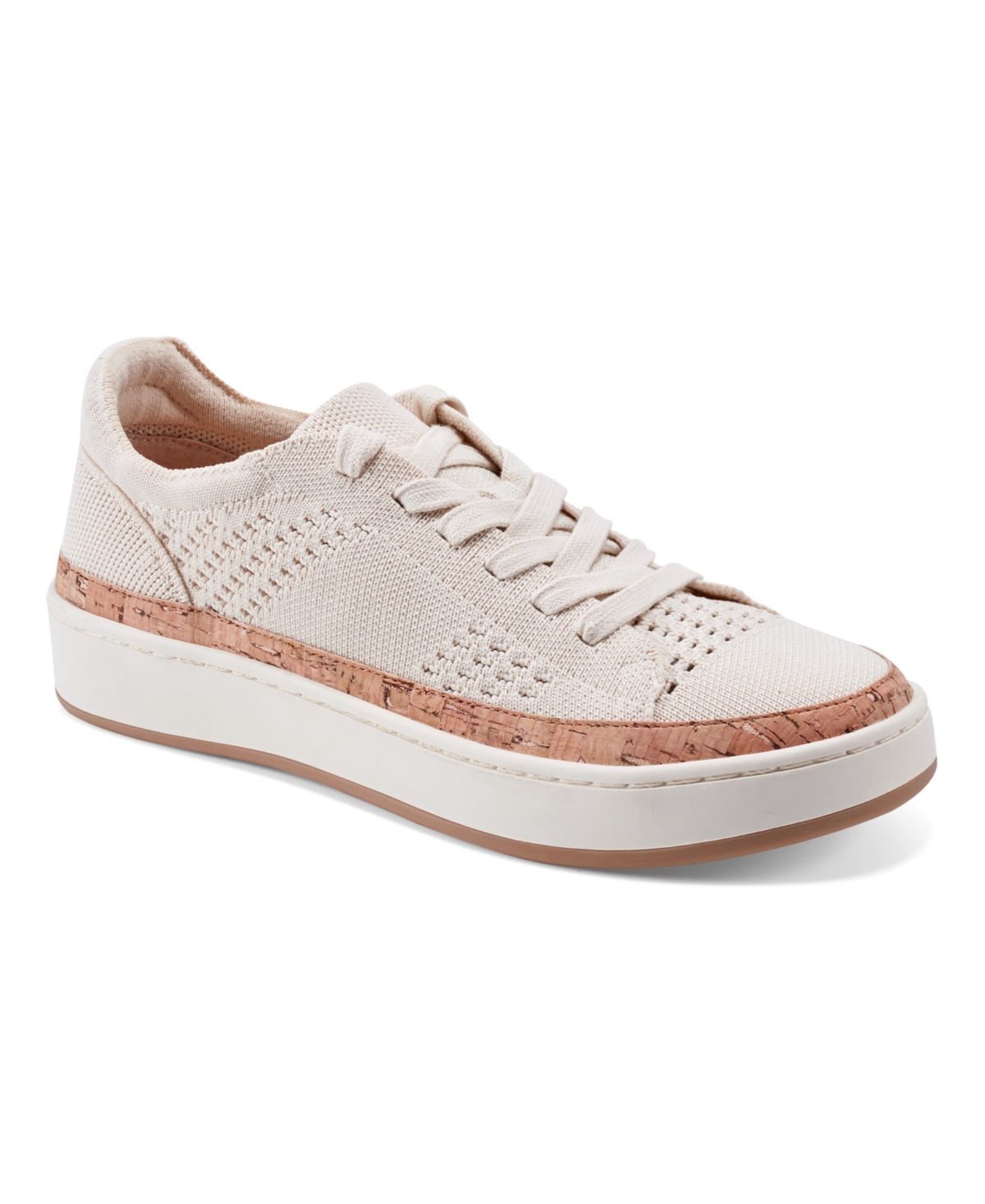 EARTH WOMEN'S KNIGHT KNIT LACE-UP SNEAKERS 