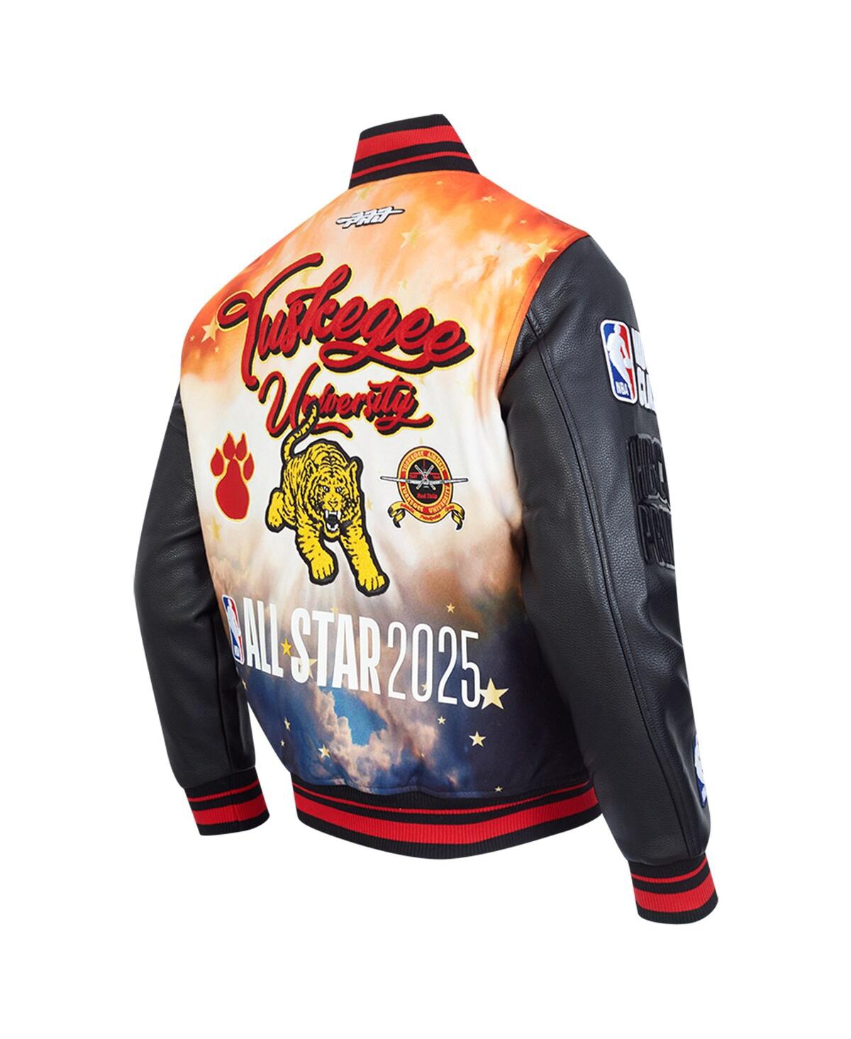 Pro Standard Men's And Women's Black 2025 Nba All-star Game X Hbcu Full-snap Satin Jacket In Black