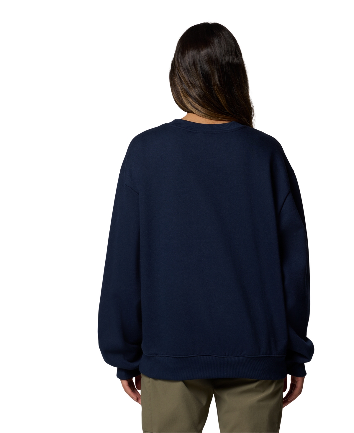 Columbia Women's Aldermore Crewneck Long-sleeve Sweatshirt In Collegiate Navy