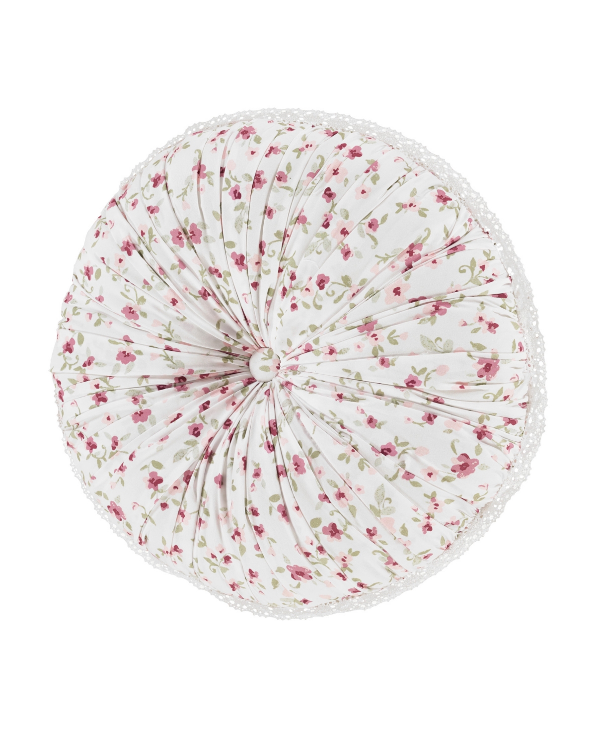 Shop Royal Court Bungalow Tufted Decorative Pillow, 15" Round In Rose
