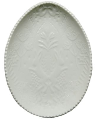 Egg Relief Plate, Set of 4