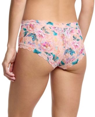Women's Printed Signature Lace Boyshort